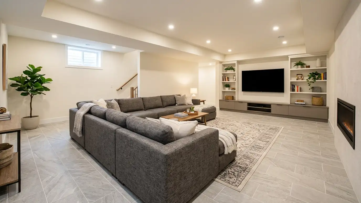Basement Tile Floors in Nashville and Middle Tennessee