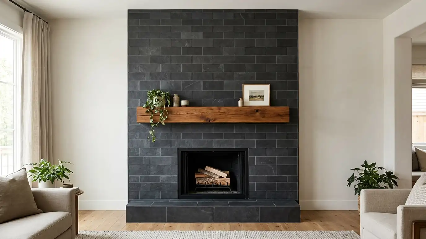 Fireplace Tile Surrounds in Nashville and Middle Tennessee