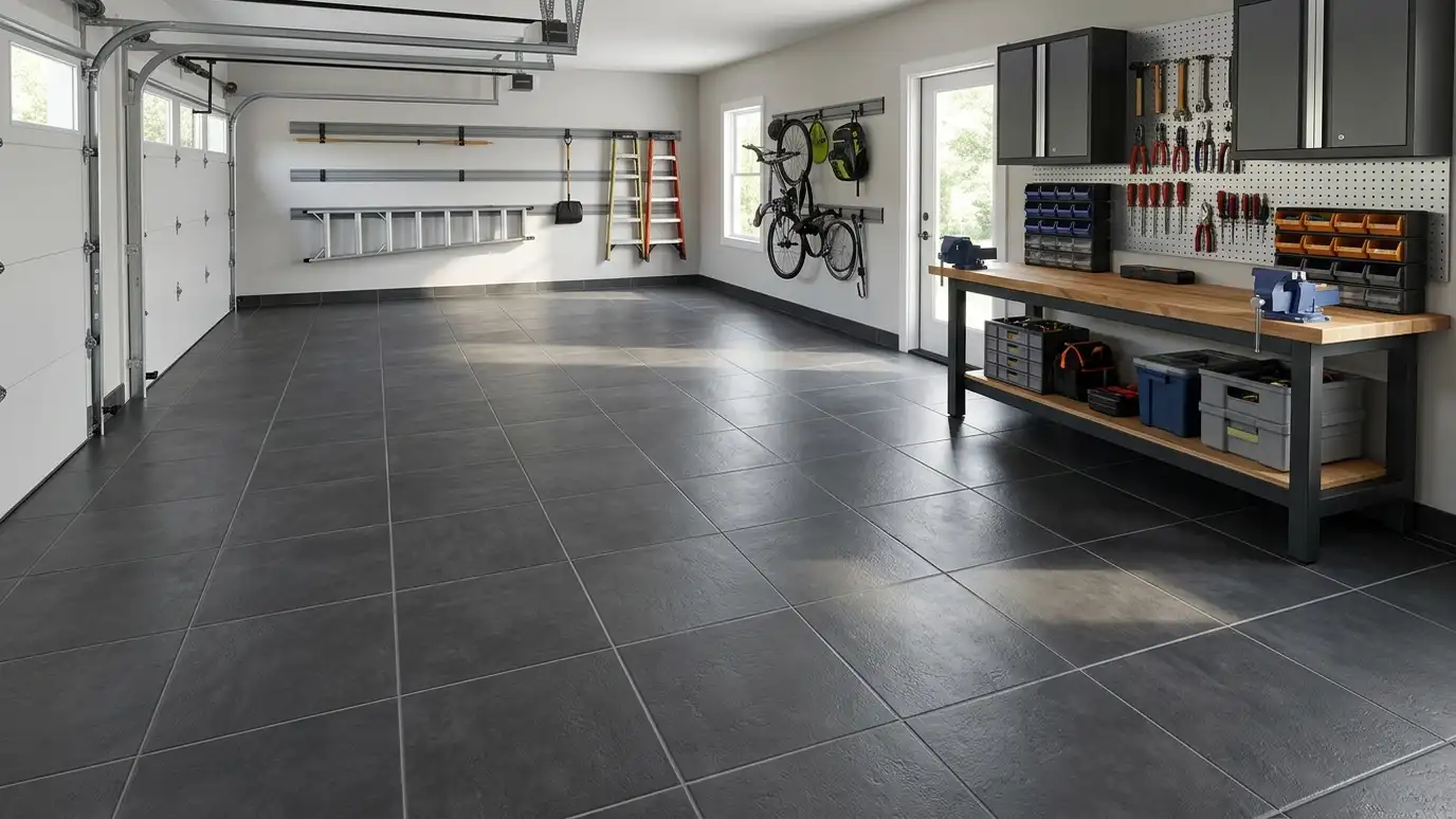 Garage and Workshop Tile in Nashville and Middle Tennessee