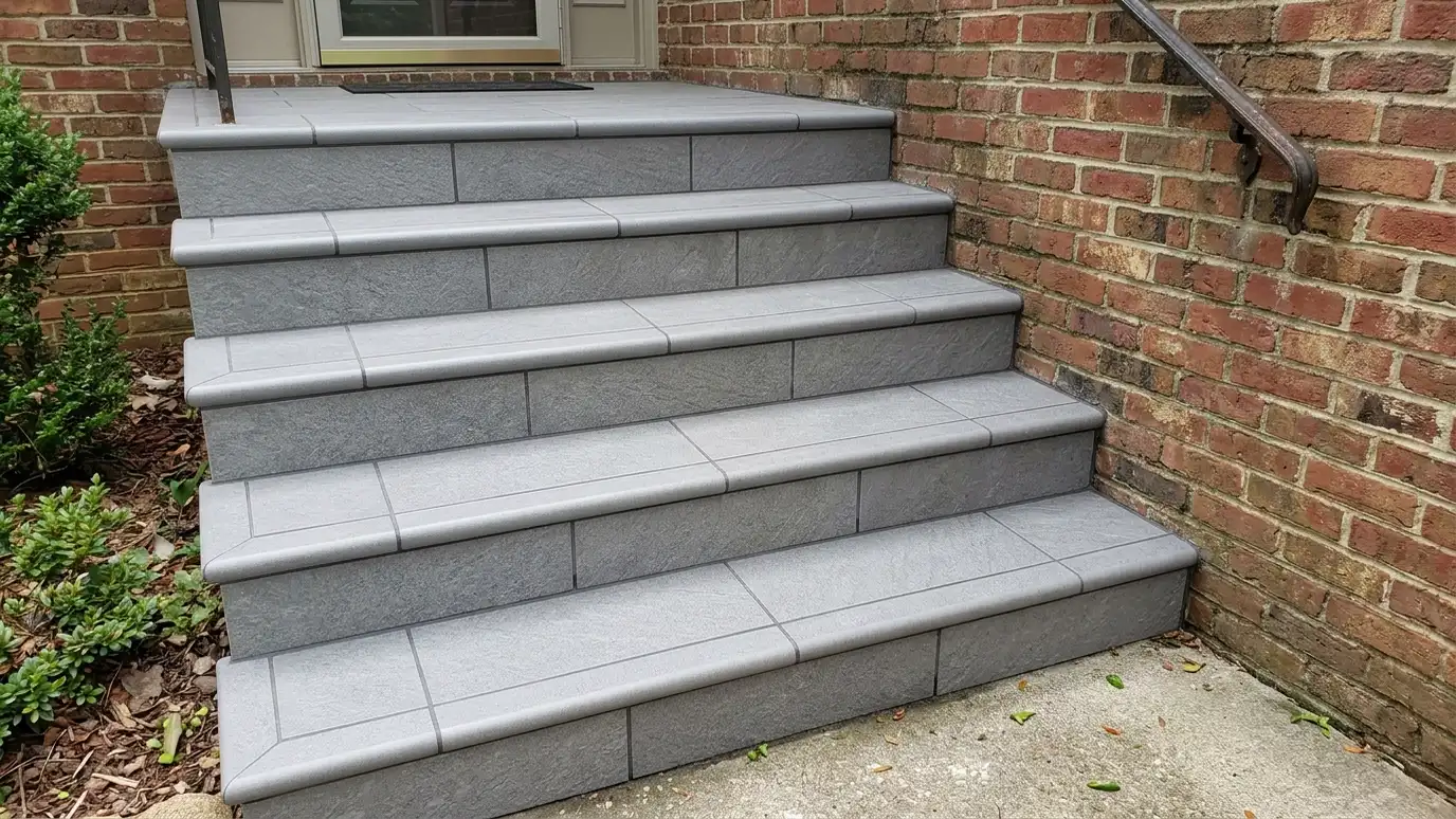 Outdoor Stair and Step Tile in Nashville and Middle Tennessee