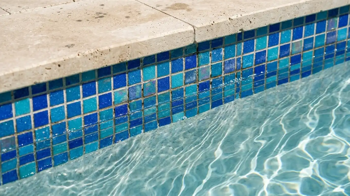 Pool Waterline and Spa Tile in Nashville and Middle Tennessee
